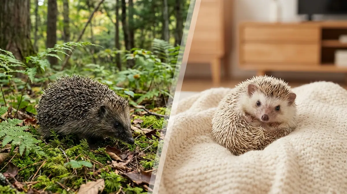 日本にハリネズミは生息している?野生種とペット種の違い