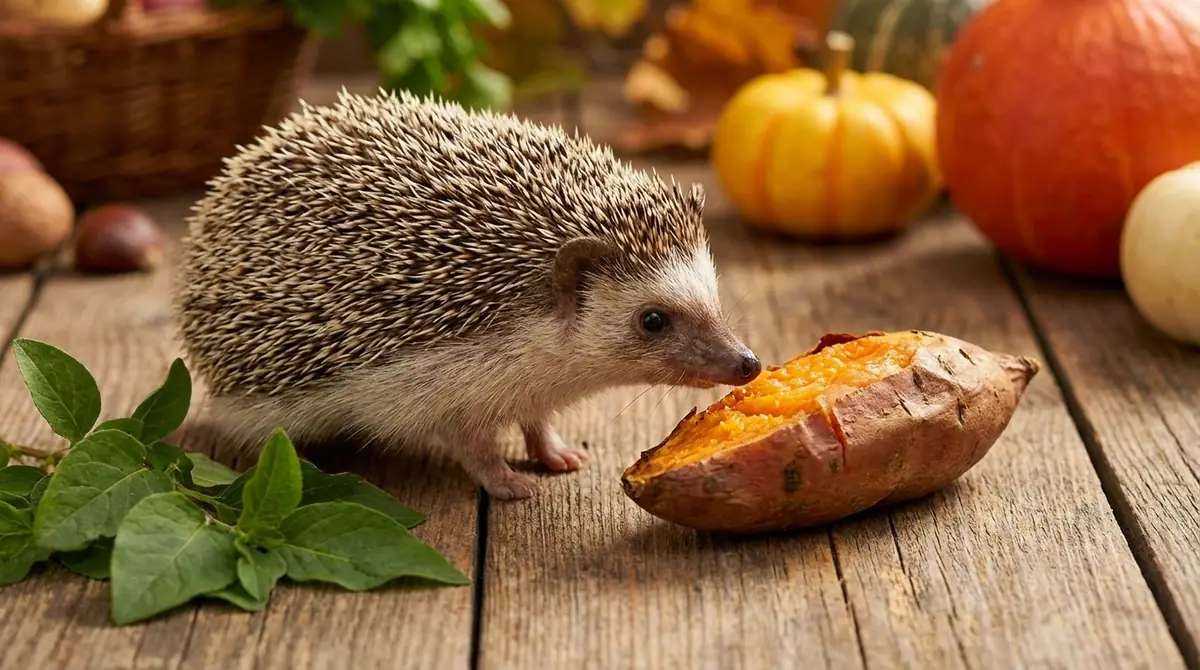 さつまいもがハリネズミにもたらす栄養効果