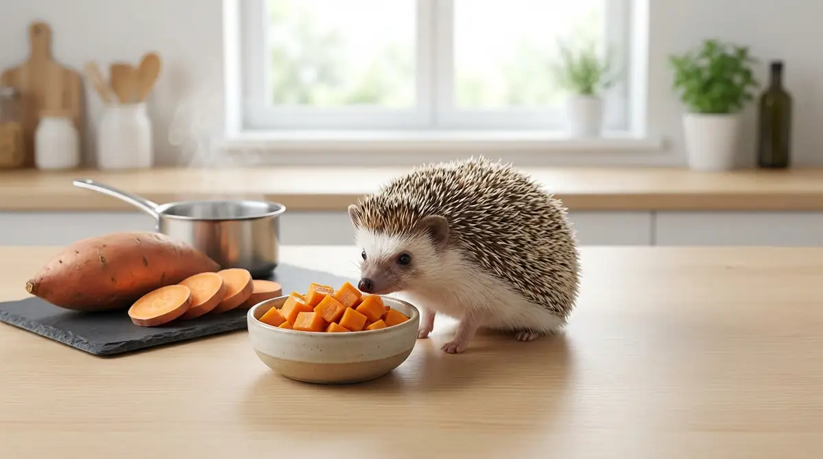 ハリネズミへのさつまいもの与え方【調理手順と量】