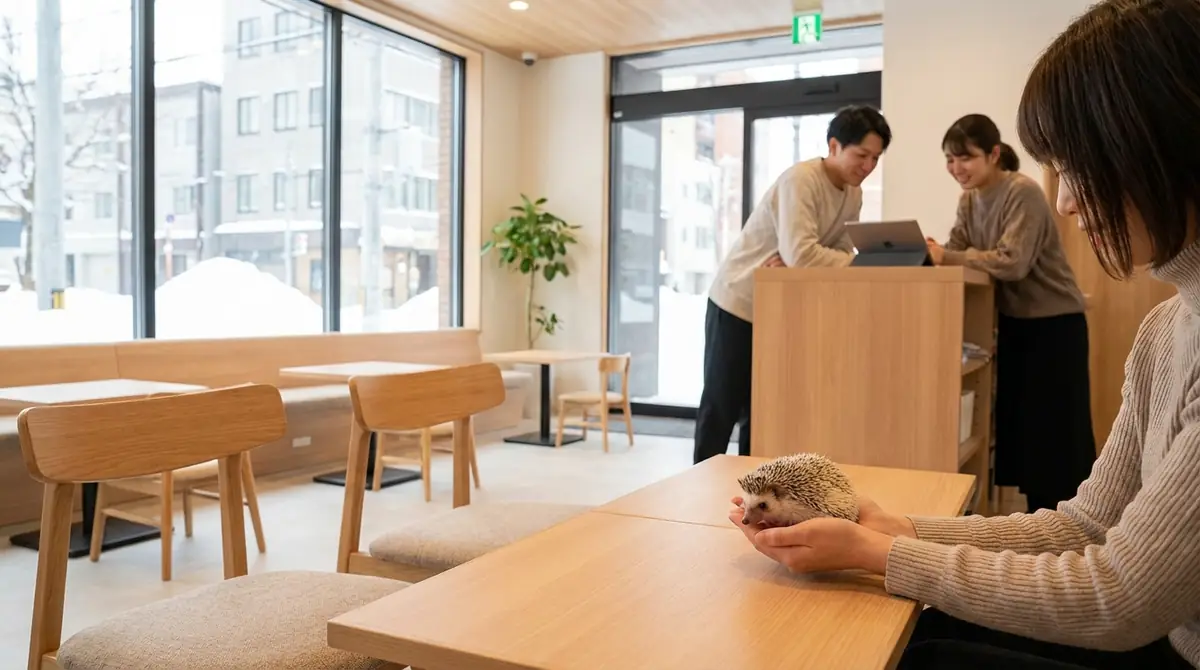 札幌のハリネズミカフェは予約が必要？当日の流れを解説