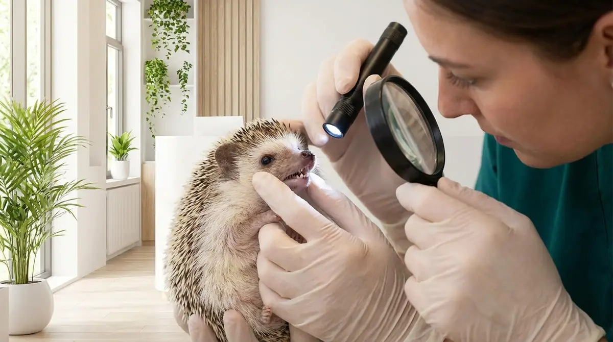 ハリネズミの歯の健康チェック方法【飼い主向け】