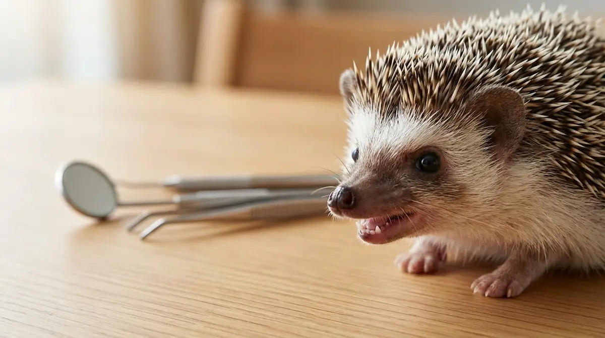 飼育下で起こりやすいハリネズミの歯のトラブル3選
