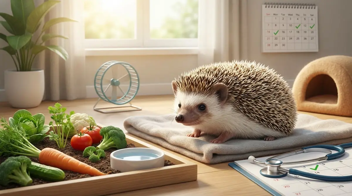 ハリネズミを長生きさせる7つのコツ