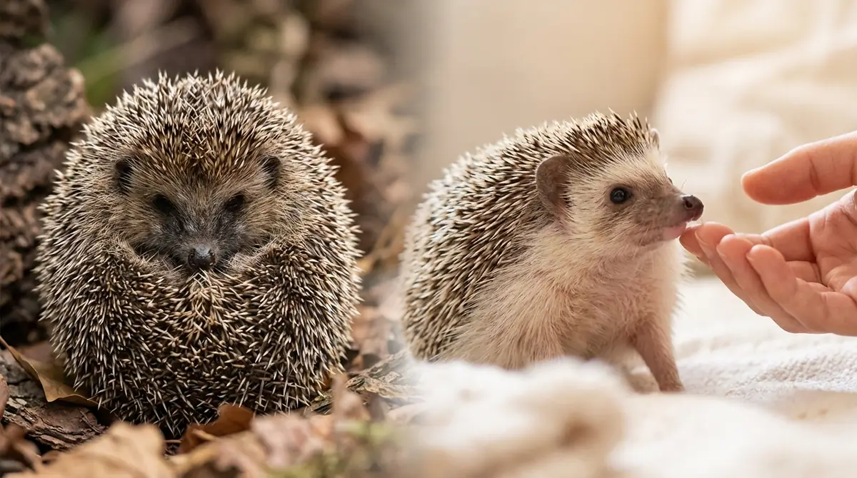 ハリネズミの性格の特徴|臆病?懐く?本当の姿を解説