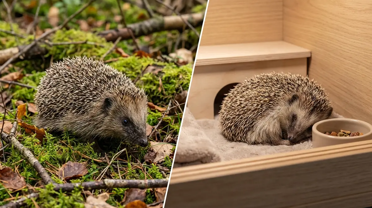 野生のハリネズミと飼育下の特徴の違い