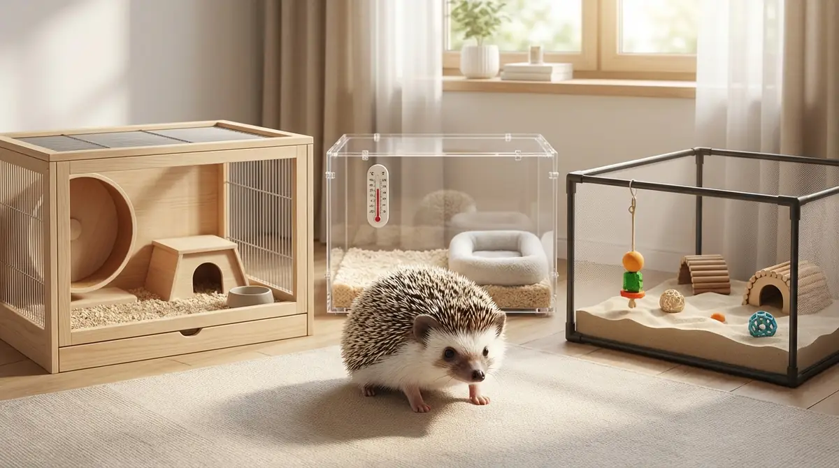 ハリネズミの家選びで押さえるべき3つの条件【結論】