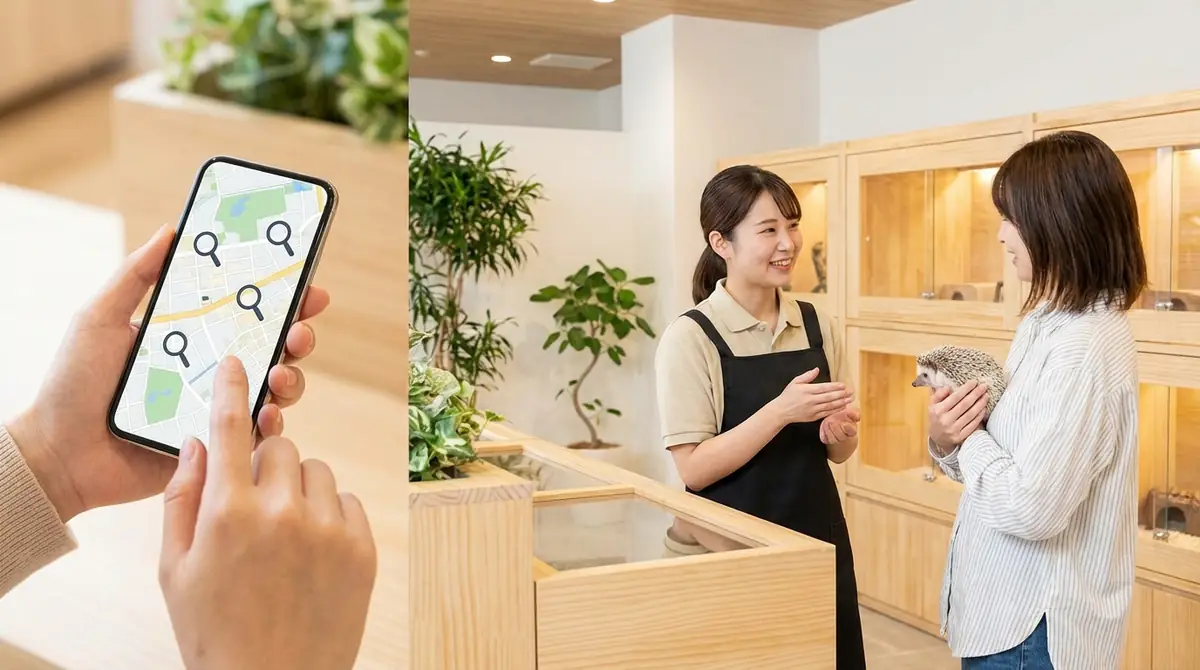 ハリネズミを扱うペットショップの探し方と問い合わせ方法