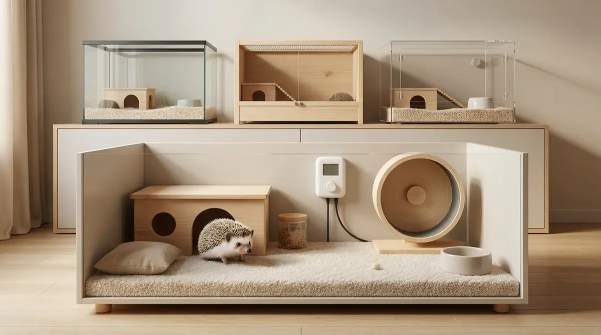 ハリネズミのケージ選び|5つの必須条件を詳しく解説