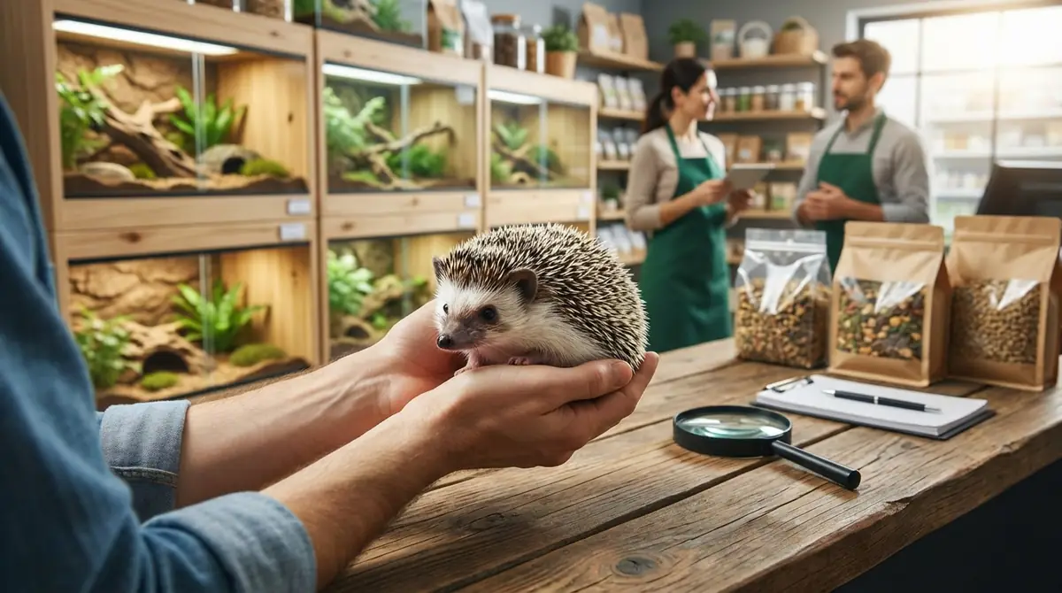ペットショップでハリネズミを購入する際の注意点