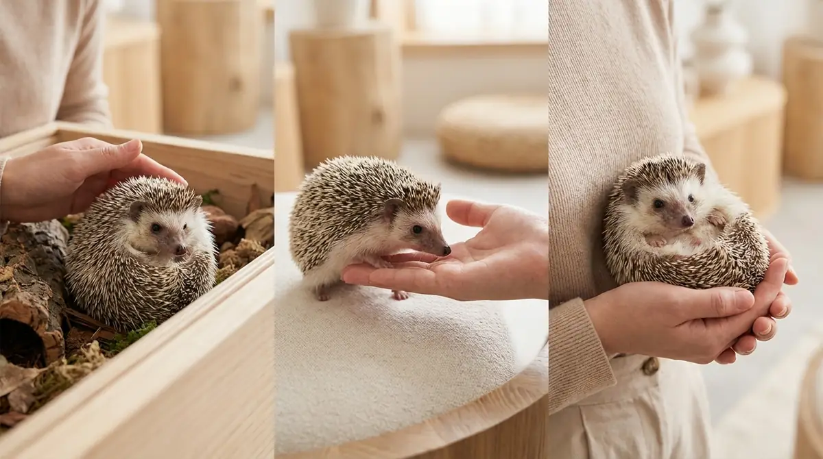 ハリネズミの性格に合わせた正しい接し方【3ステップ】