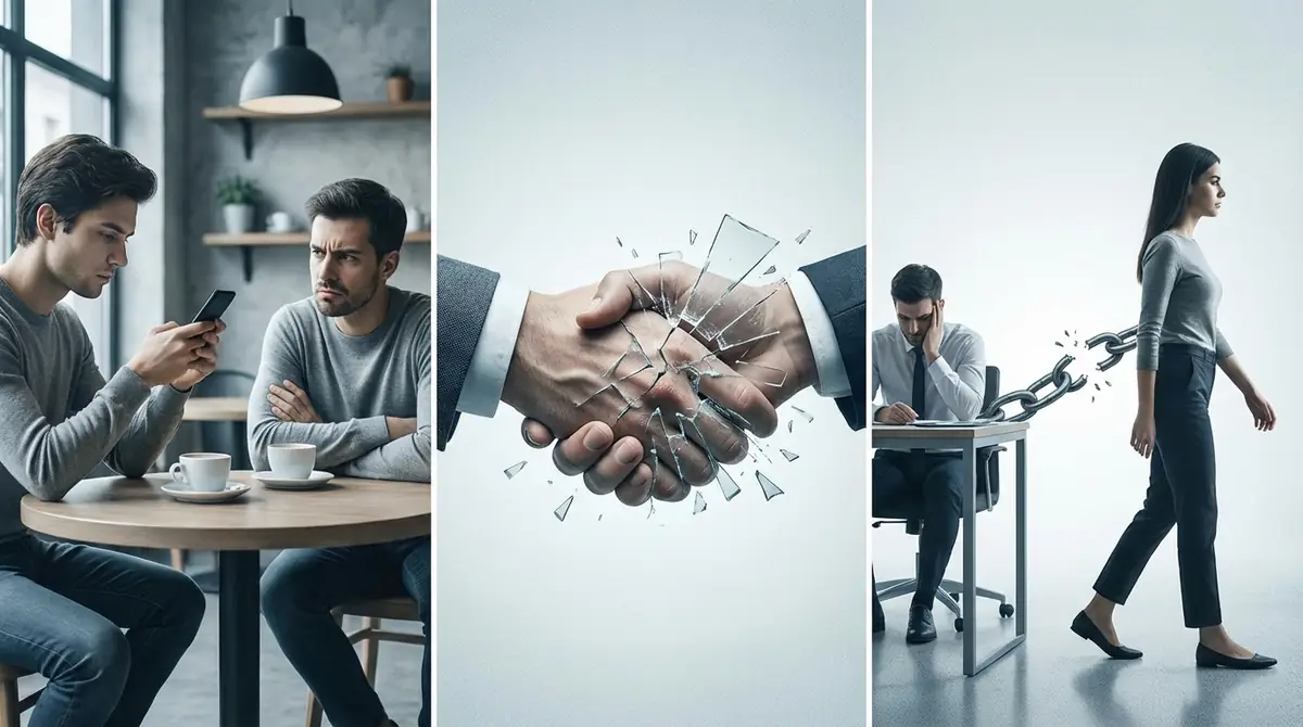 やってはいけないNG行動3選【信頼関係を壊す原因】