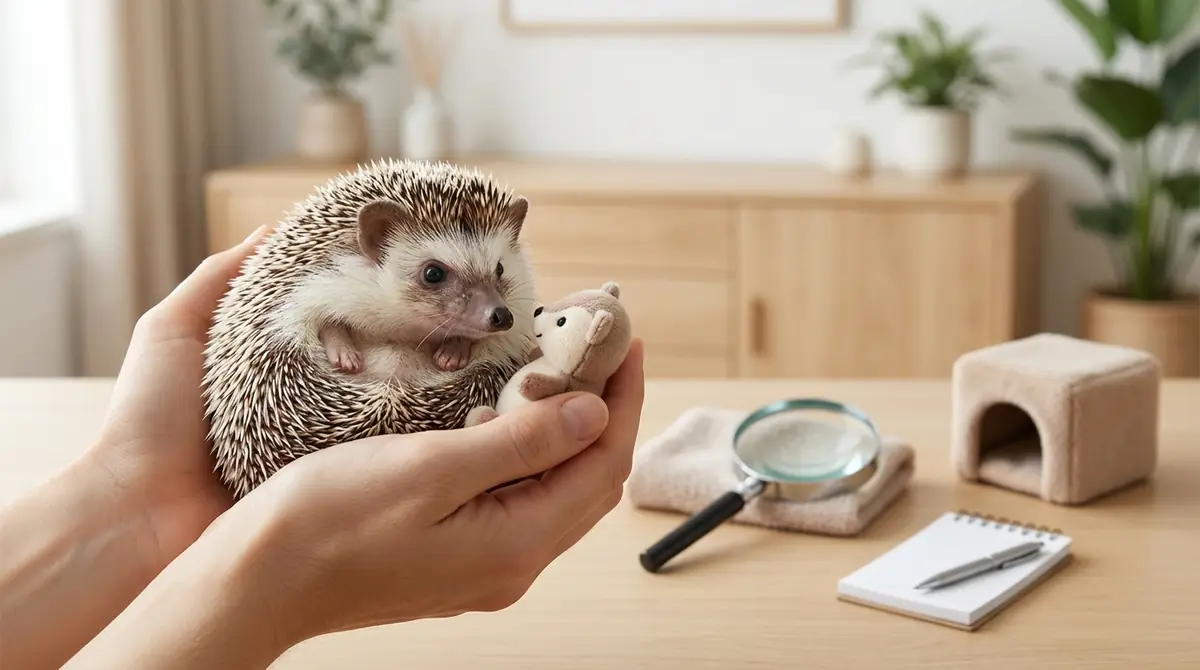 性格の良いハリネズミを見分ける3つのポイント【購入時】