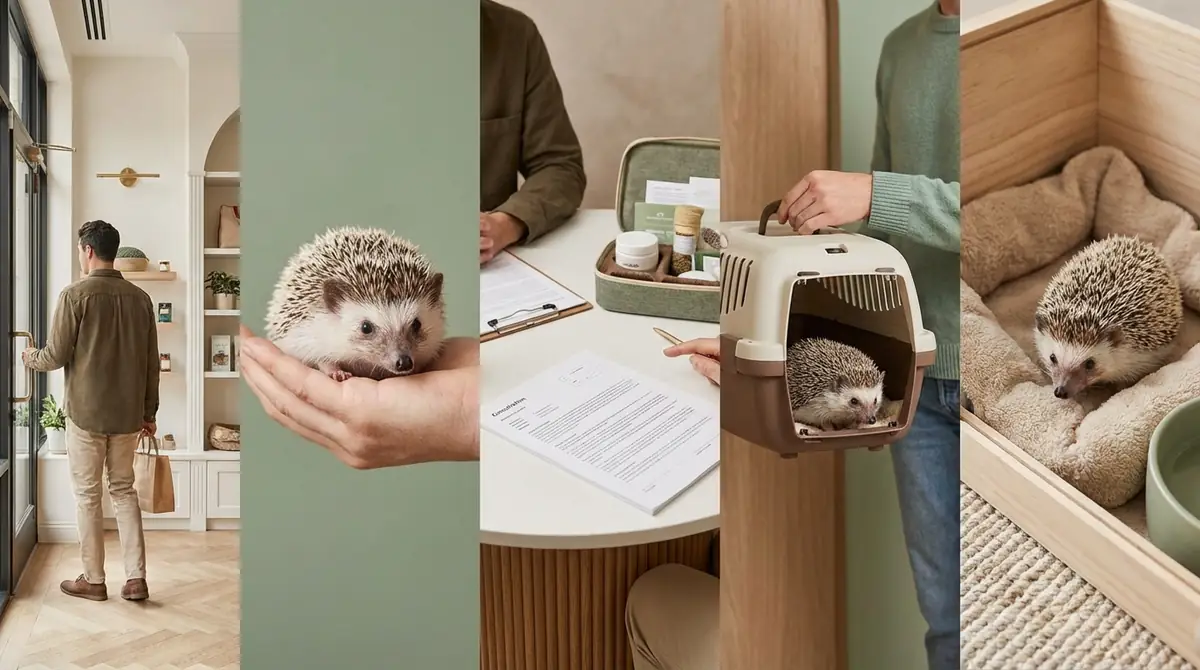 ハリネズミ購入の流れ|来店から引き渡しまで5ステップ