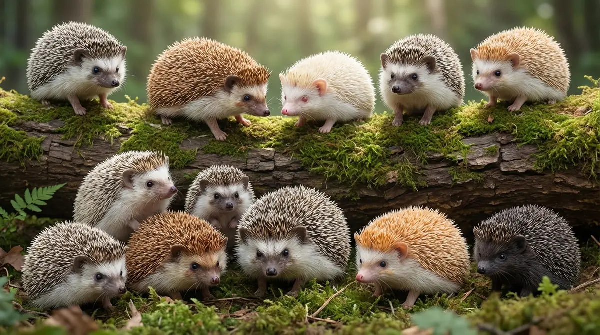 ハリネズミの色は約90種類以上！代表的なカラーは10〜15色