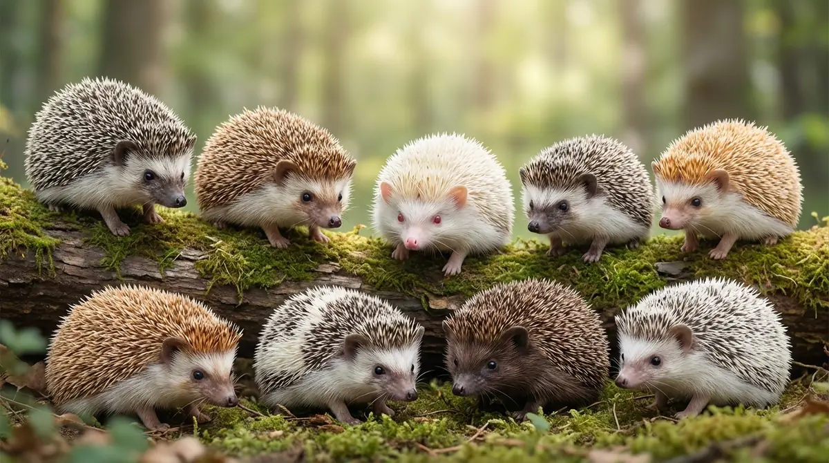 ハリネズミの代表的な色10種類【スタンダード＆レアカラー一覧】