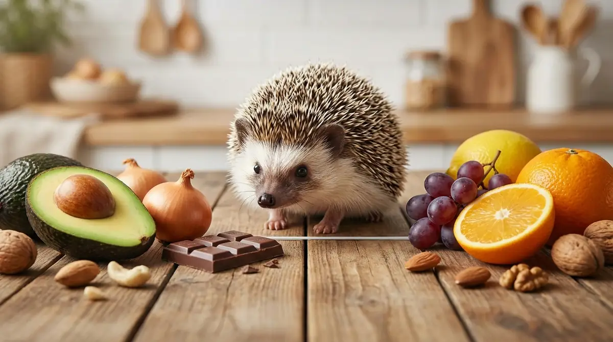 ハリネズミに与えてはいけない危険な食べ物