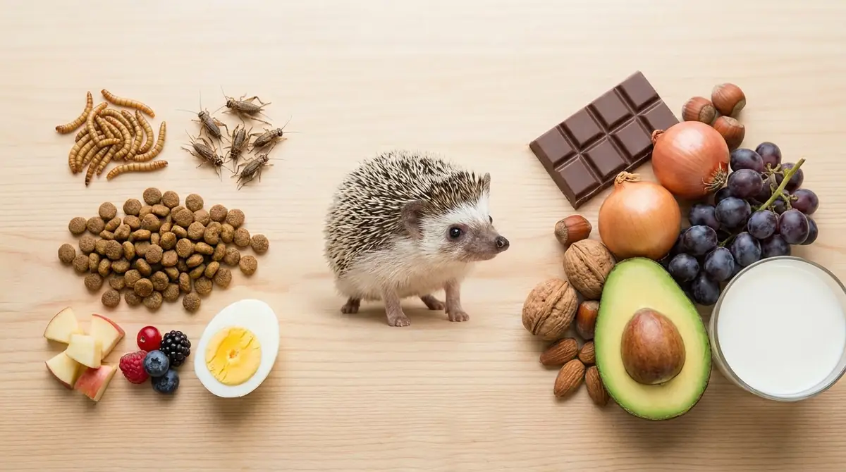 【早見表】ハリネズミの食べ物OK・NG一覧