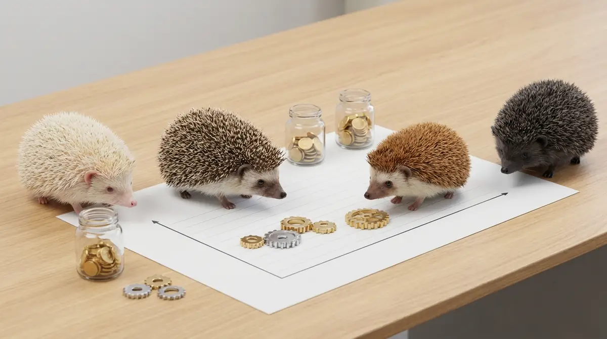 ハリネズミの色別の価格相場と入手難易度