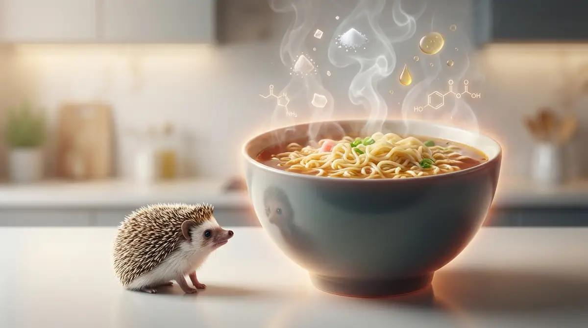 ハリネズミにラーメンがダメな3つの理由【成分別に解説】