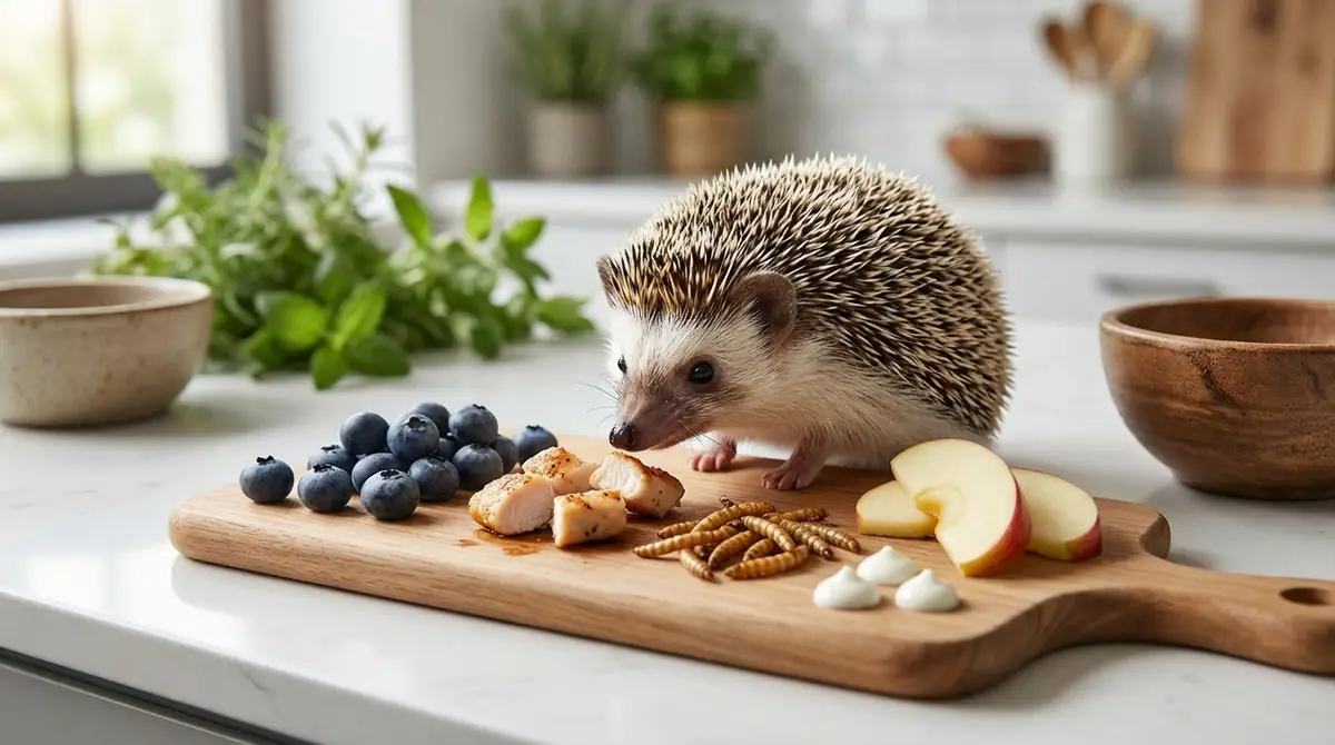 ハリネズミが喜ぶ安全なおやつ・食べ物【代替案】