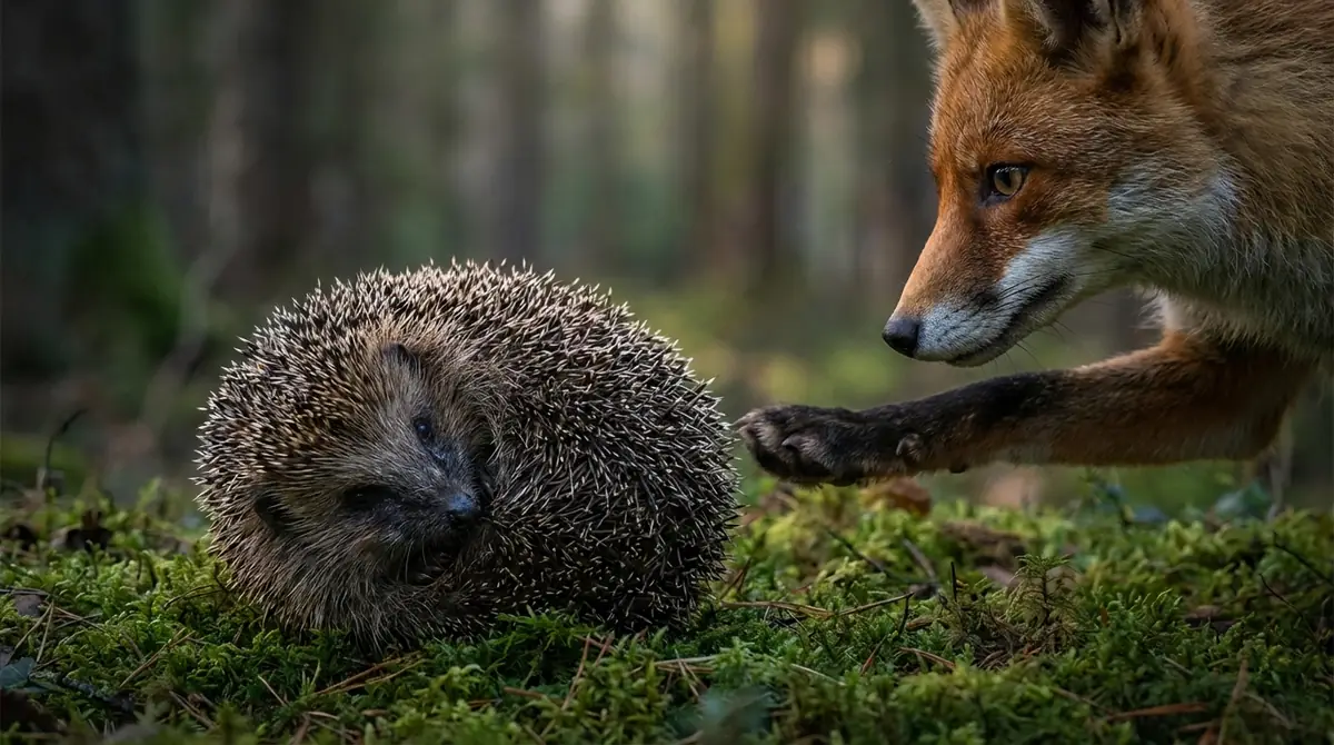 針があるのに食べられる？天敵がハリネズミを攻略する方法