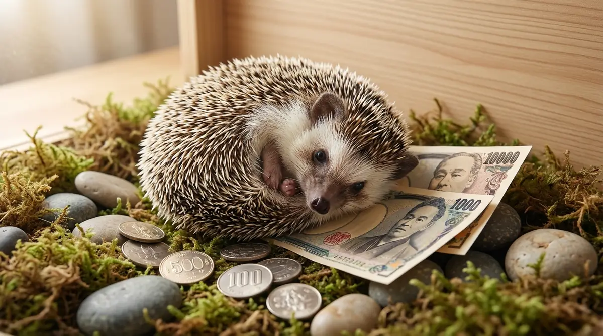 【結論】ハリネズミの値段は2〜4万円が相場
