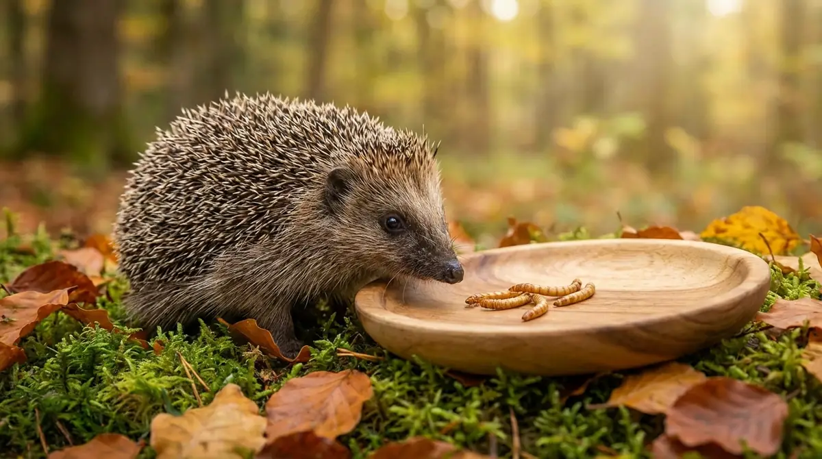 ハリネズミにミルワームを与える3つのメリット