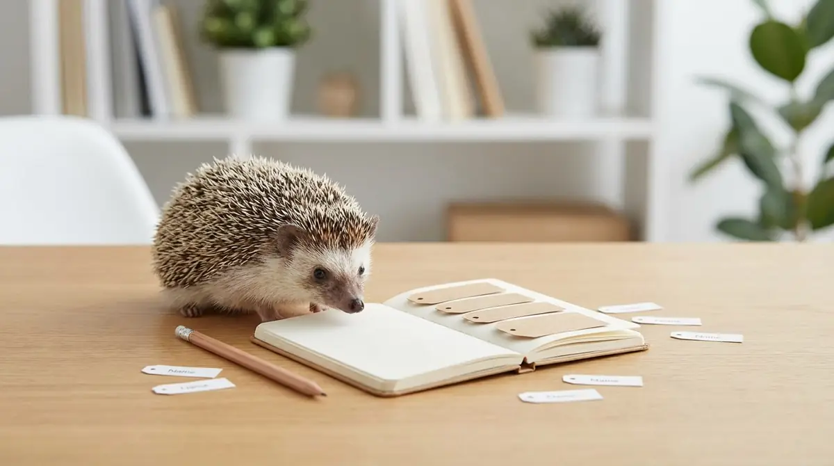 失敗しない！ハリネズミの名前の決め方5ステップ