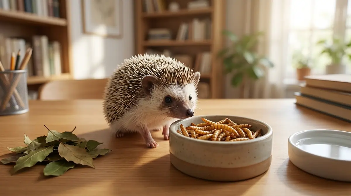 ハリネズミがミルワームを食べない原因と対処法