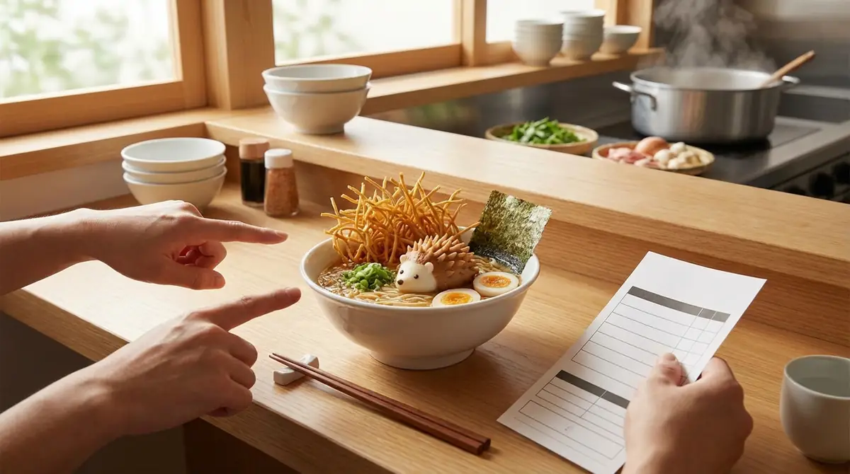 初めてでも安心｜はりねずみラーメンの注文方法・頼み方