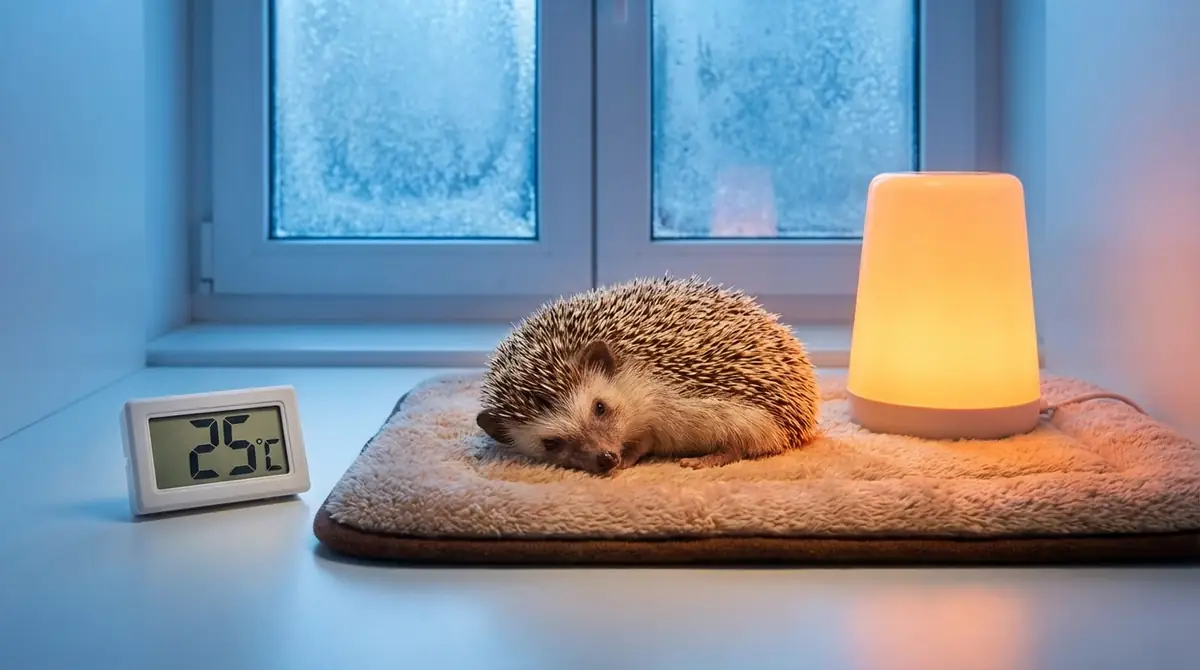 ハリネズミにヒーターが必要な理由|放置は命に関わる