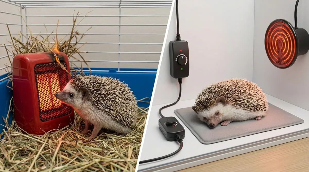 ハリネズミのヒーター使用でよくある失敗と対処法