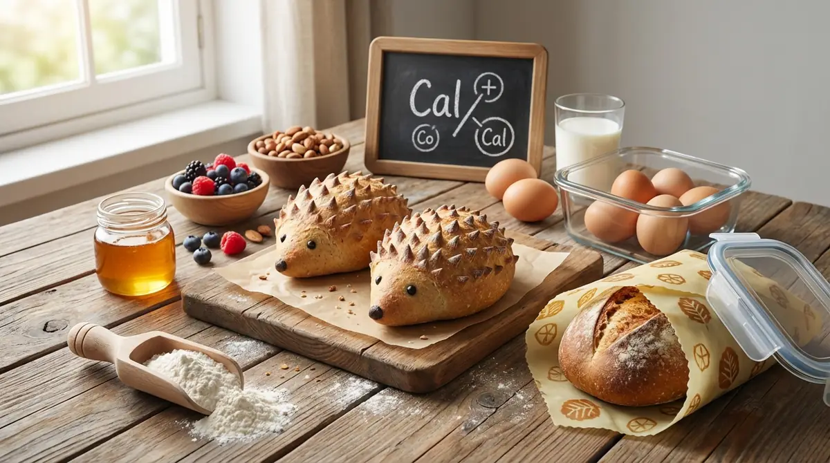 ハリネズミパンのカロリー・アレルギー・保存方法