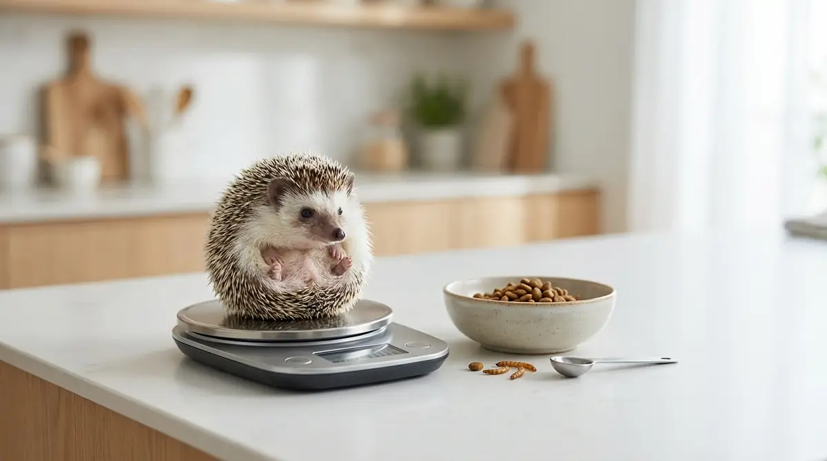 【結論】ハリネズミの餌の量は体重の3〜5%が基準