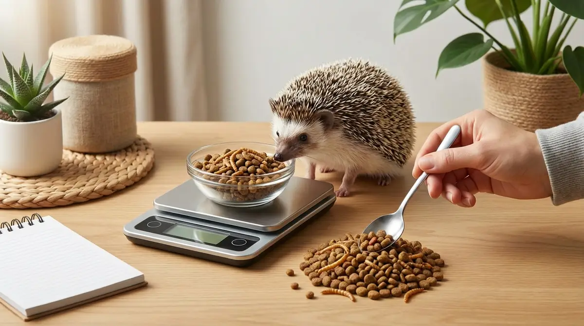 ハリネズミの餌の量を調整すべきケースと対処法