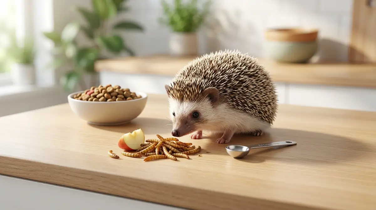 ハリネズミのおやつの頻度と量|与えすぎは肥満・偏食の原因に