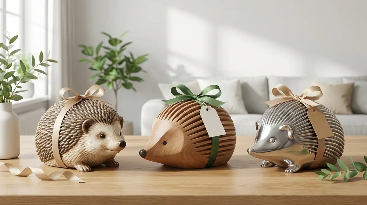 プレゼントにおすすめのハリネズミ置物3選