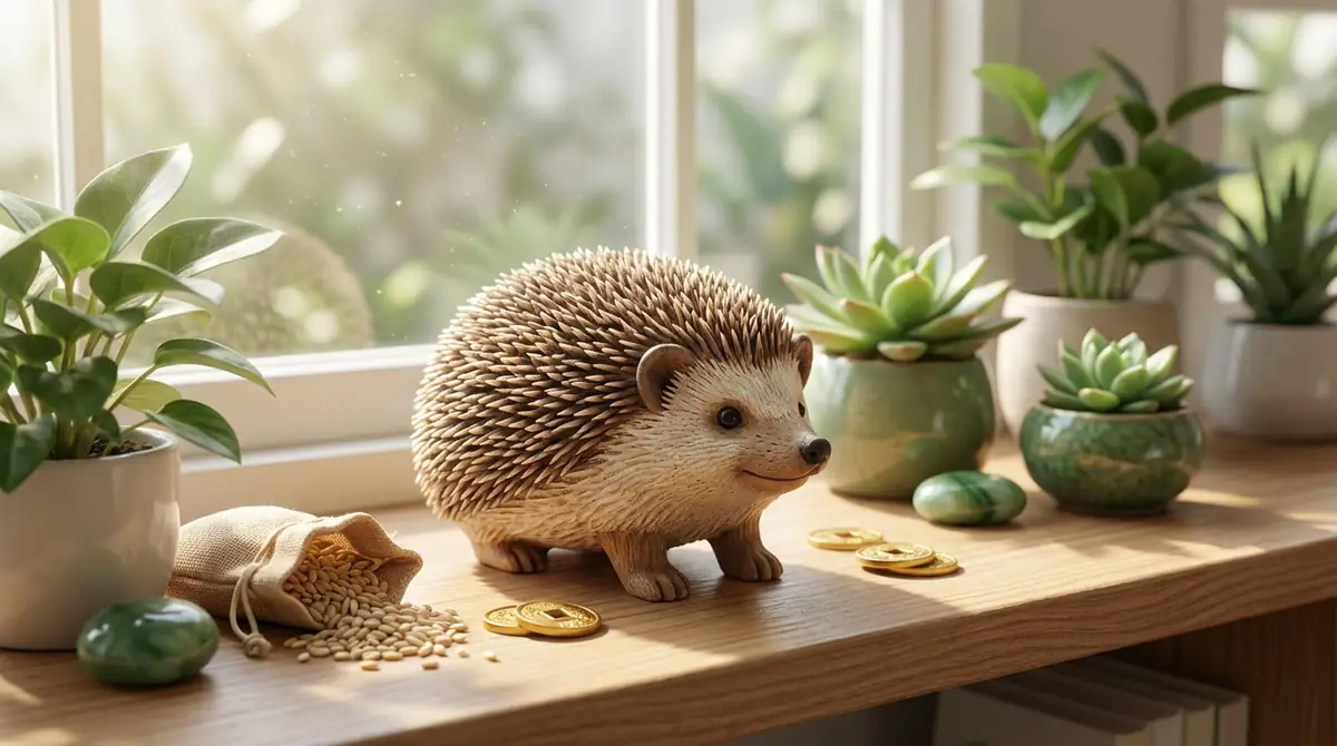 ハリネズミ置物の意味・縁起・風水効果