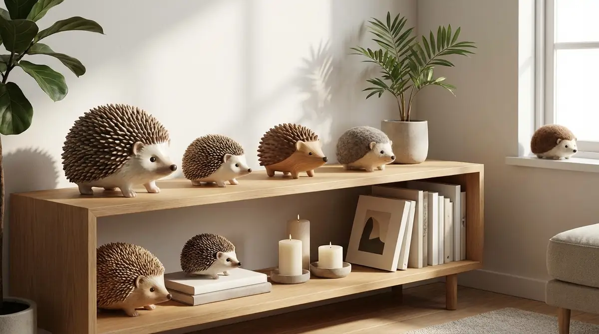 ハリネズミ置物のおしゃれな飾り方