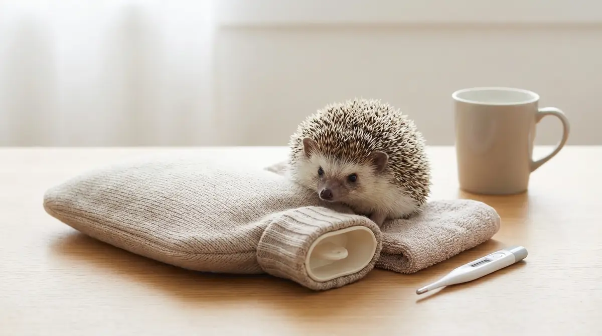 ハリネズミ用湯たんぽの正しい使い方【5ステップ】