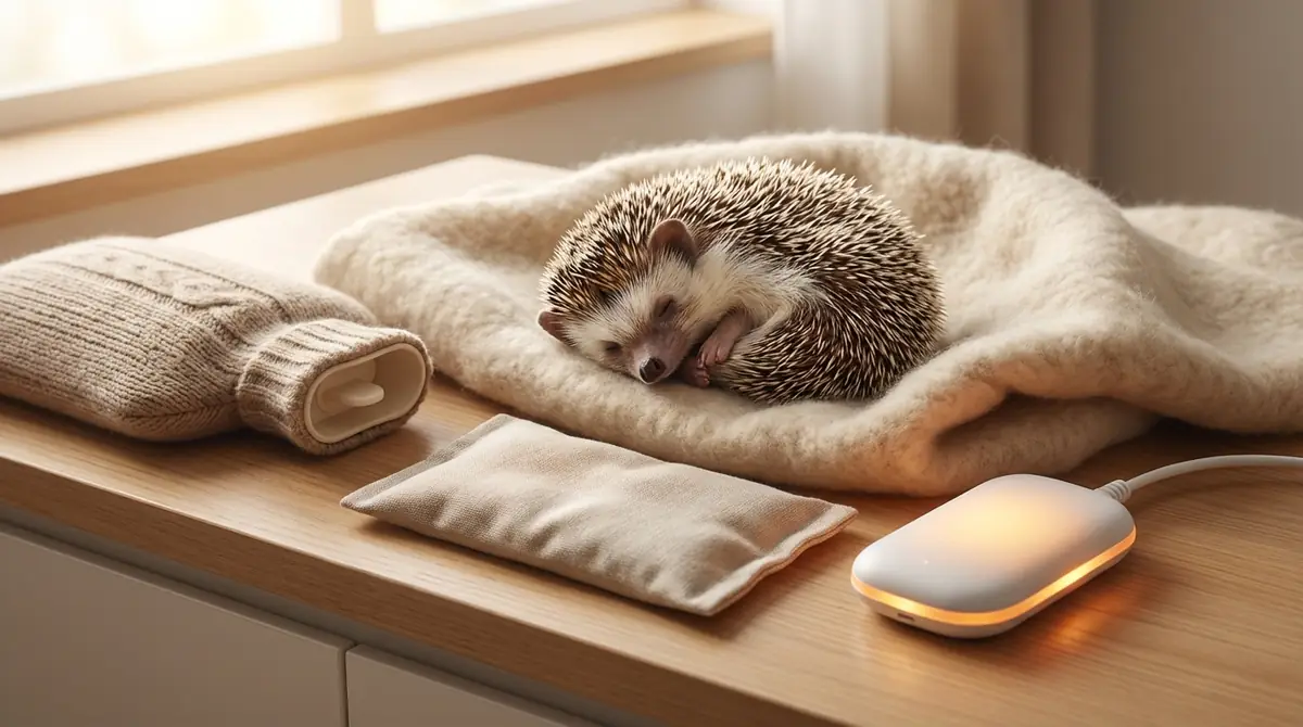 ハリネズミ用湯たんぽの種類と選び方｜お湯式・レンジ式・充電式を比較